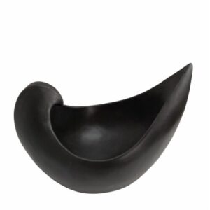 POLYRESIN 9 BIRD BOWL BLACK