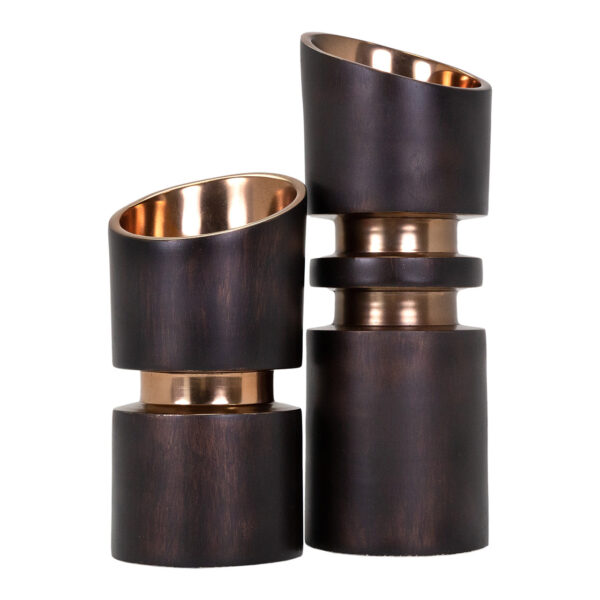ORIOLE CANDLEHOLDERS -SET 2