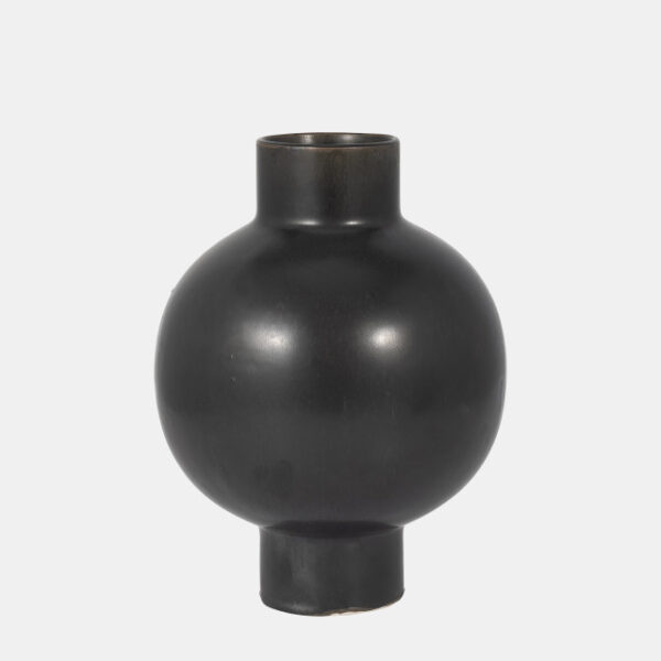 CER, 11"H BUBBLE VASE, GRAY