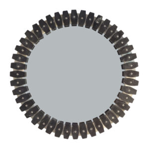 35X35 KEELY BLACK MARBLE TILE MIRROR