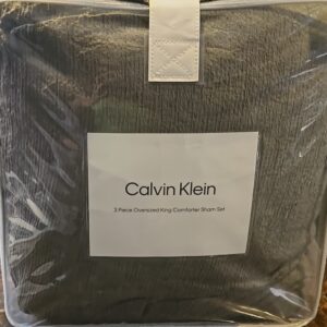 CALVIN KLEIN 3 PIECE OVERSIZED SHAM SET